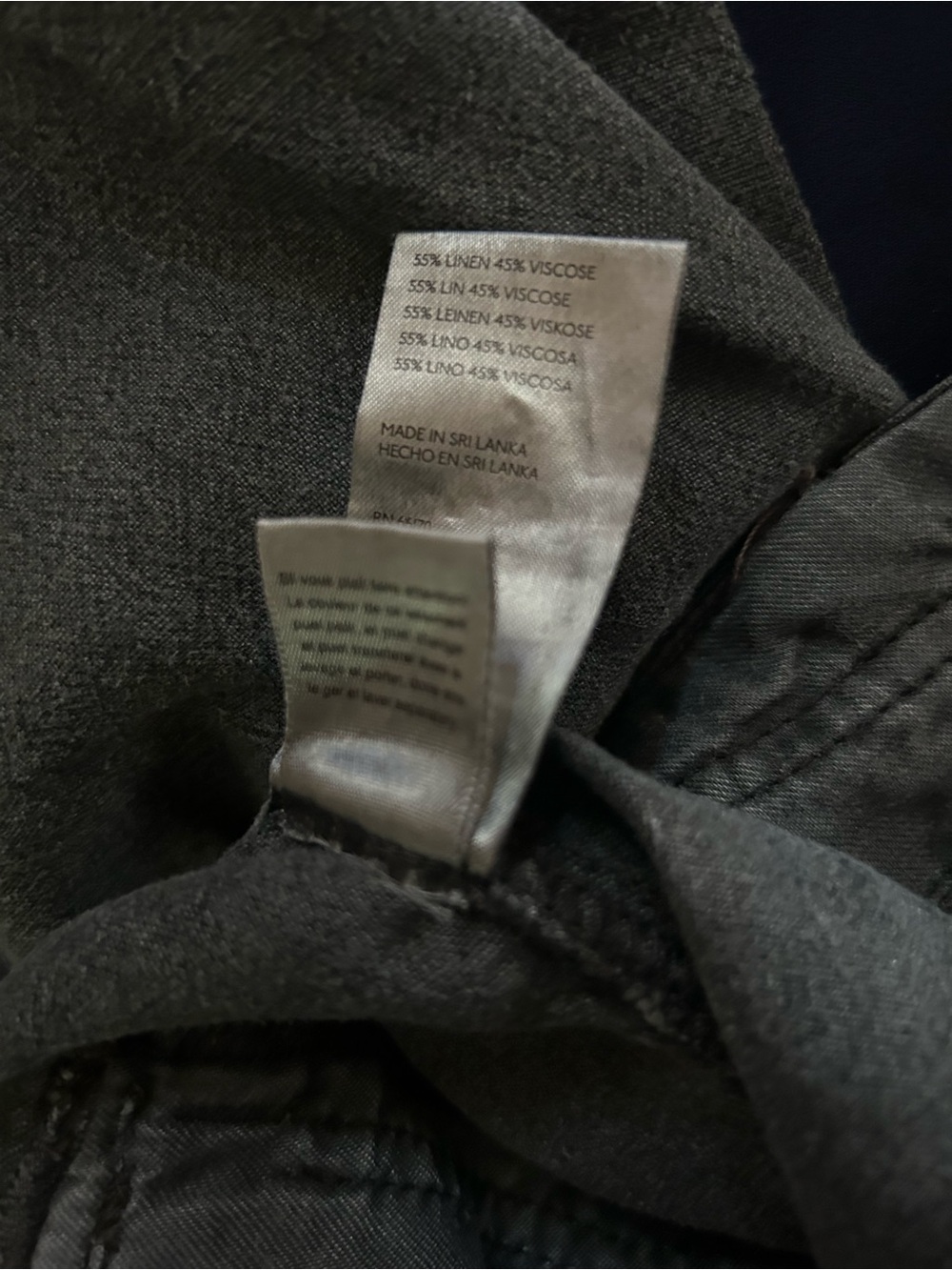 By Anthropologie washed gray cargo pants - Picture 9 of 10